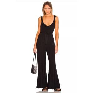 Free People Montecito Cable Knit Ribbed Jumpsuit